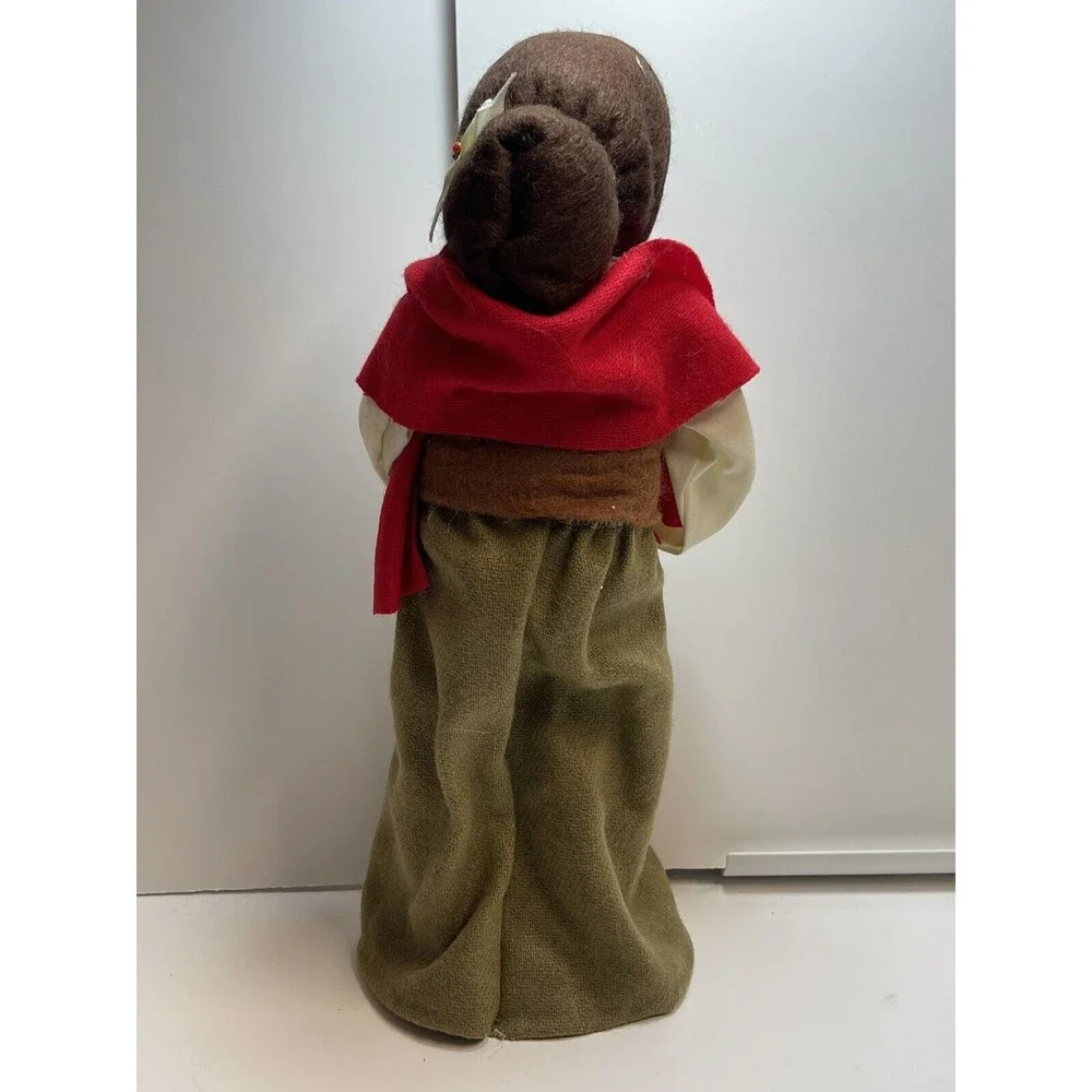 Vintage Byers Choice 1998 Grandma Grandparent Signed Caroler Holiday Doll